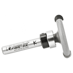 Amana 1-1/4" Radius Rounded Dedicated Cutter Flooring Bit with Upper Ball Bearing - Slotting Wood Floors and Inlays