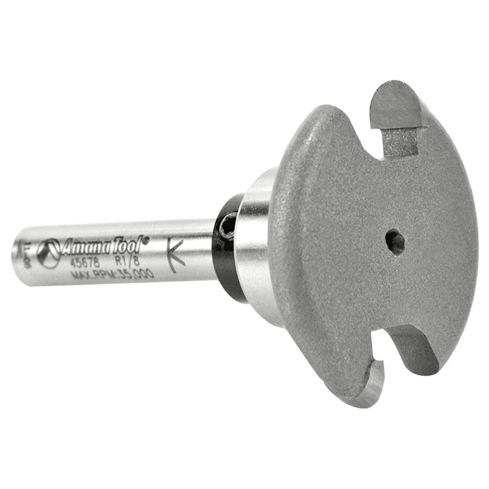 Dedicated cutter bit with 1/4" cutting height for precise and clean cuts
