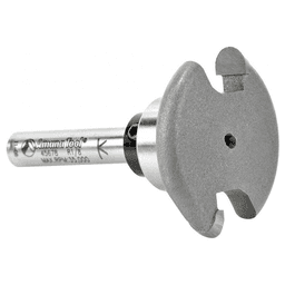 Dedicated cutter bit with 1/4" cutting height for precise and clean cuts