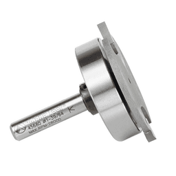 Amana 2-Flute Straight Flooring Router Bit with Upper Ball Bearing 1/4" Shank