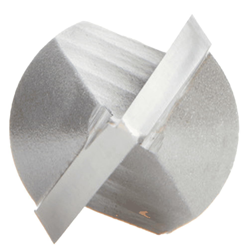 1/2" Dia x 13/32" V-Groove Router Bit, 2 Flute, 6mm Shank Alt 3 - Image