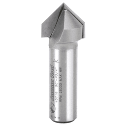 2-Flute Router Bit with 1/2" Shank for Chamfering and Beveling Edges