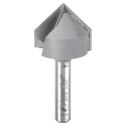 2-Flute Router Bit for Chamfer and Bevel Edges on Various Materials