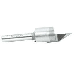 Close-up of Amana 1-Flute Router Bit for Clean and Precise Cuts