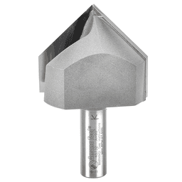 2" x 3-1/4" V-Groove Router Bit for Decorative Lettering on Signs and Beveling Edges