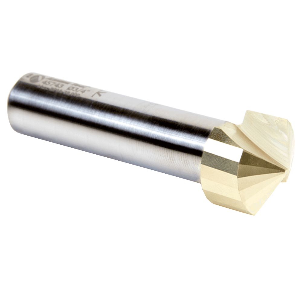 Amana Router Bit for Cutting and Scoring Aluminum Sandwich Materials