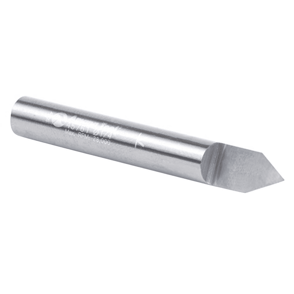 Extra-fine carving and lettering details with Amana 2" x 0.010" Tip Signmaking Engraving Router Bit
