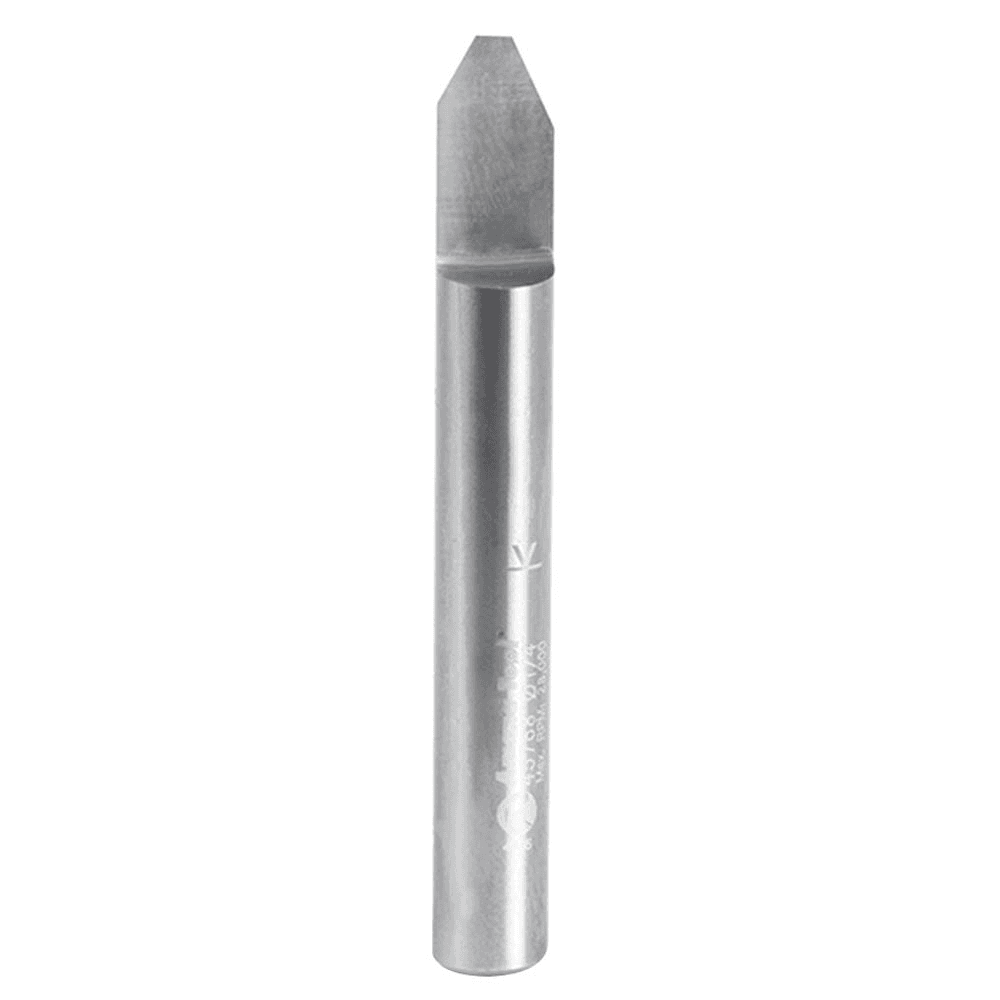 Amana 2" x 0.090" Tip Signmaking Engraving Router Bit for Wood, Plastic, Aluminum and Solid Surface