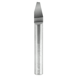 Amana 2-1/4" x 0.090" Tip Signmaking Engraving Router Bit, 1/4" Shank - Fine carving and lettering details on wood, plastic, aluminum, and solid surface materials.