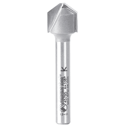 Amana 1/2" x 2" Double Edge Folding V-Groove Router Bit for ACM wall panel fabrication