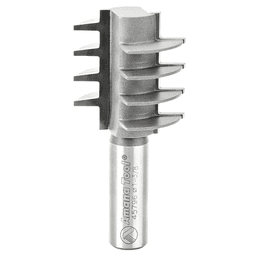 Achieve strong end-to-end or edge-to-edge glue up with Amana's 2-flute finger joint router bit.