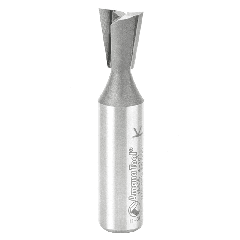 3/8" x 2-1/2" Dovetail Router Bit, 1/2" Shank - Main Image
