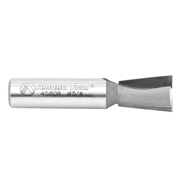 Amana 2-flute 5/8" x 2-5/8" dovetail router bit with 1/2" shank