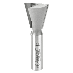 Amana 1" x 2-3/4" Dovetail Router Bit with 2-Flute and 1/2" Shank for Half-Blind Dovetail Jigs