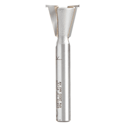 Amana 1/2" x 1-15/16" Dovetail Router Bit, 2-Flute, 1/4" Shank for Half-Blind Dovetail Jigs