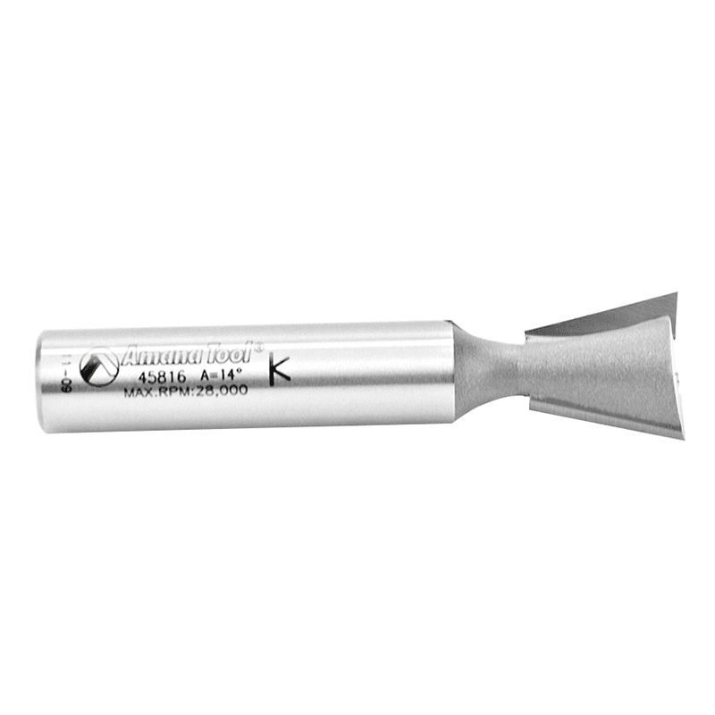 Amana 14&#730; Dovetail Bit Compatible with Incra and Leigh Jigs