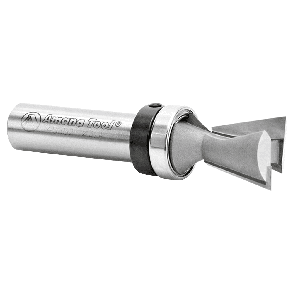 Shank-Mounted Ball Bearing Guide for Dovetail Slots