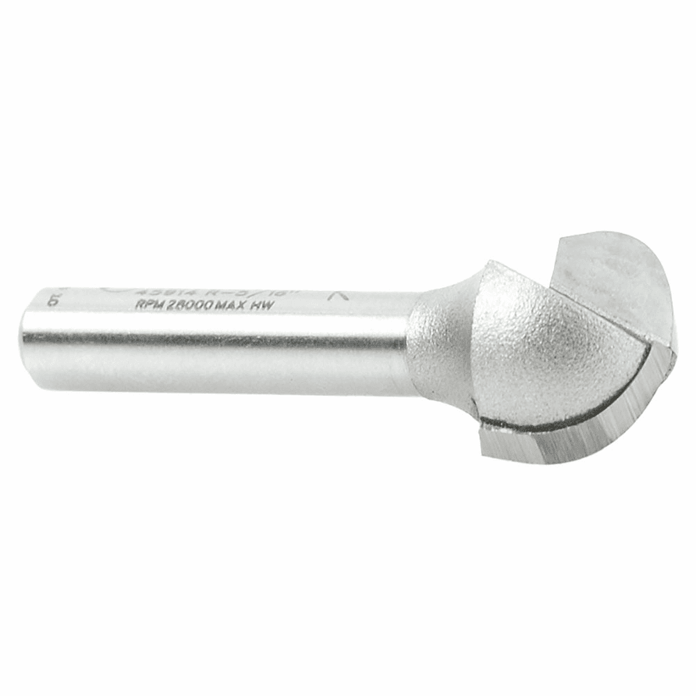 Amana 5/8" Core Box Router Bit for Fluted Moldings and Millwork