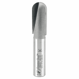 1/2" Shank Radius Core Box Router Bit - Cut Deeper Flutes and Create Intricate Designs on Various Materials with Amana