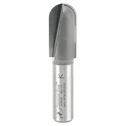 1/2" shank Amana router bit with 1-1/4" cutting height for MDF and hardwood cutting applications