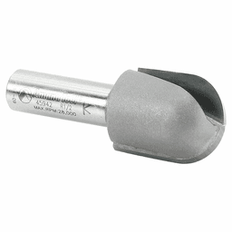 Get Precision Flutes in Your Material with Amana's 1" x 2-3/4" x 1/2" Radius Core Box Router Bit