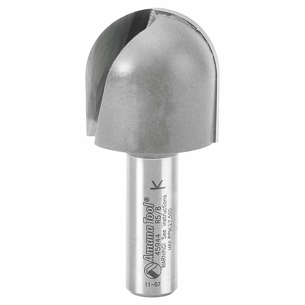 Amana Router Bit - 1-1/4" x 2-3/4" x 5/8" Radius Core Box Extra Deep