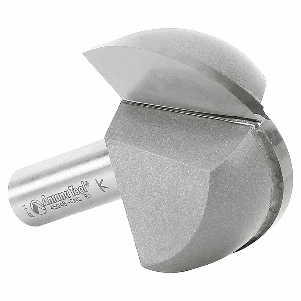 Half-round groove cutter for HDU board, laminate, MDF, softwood, and hardwood