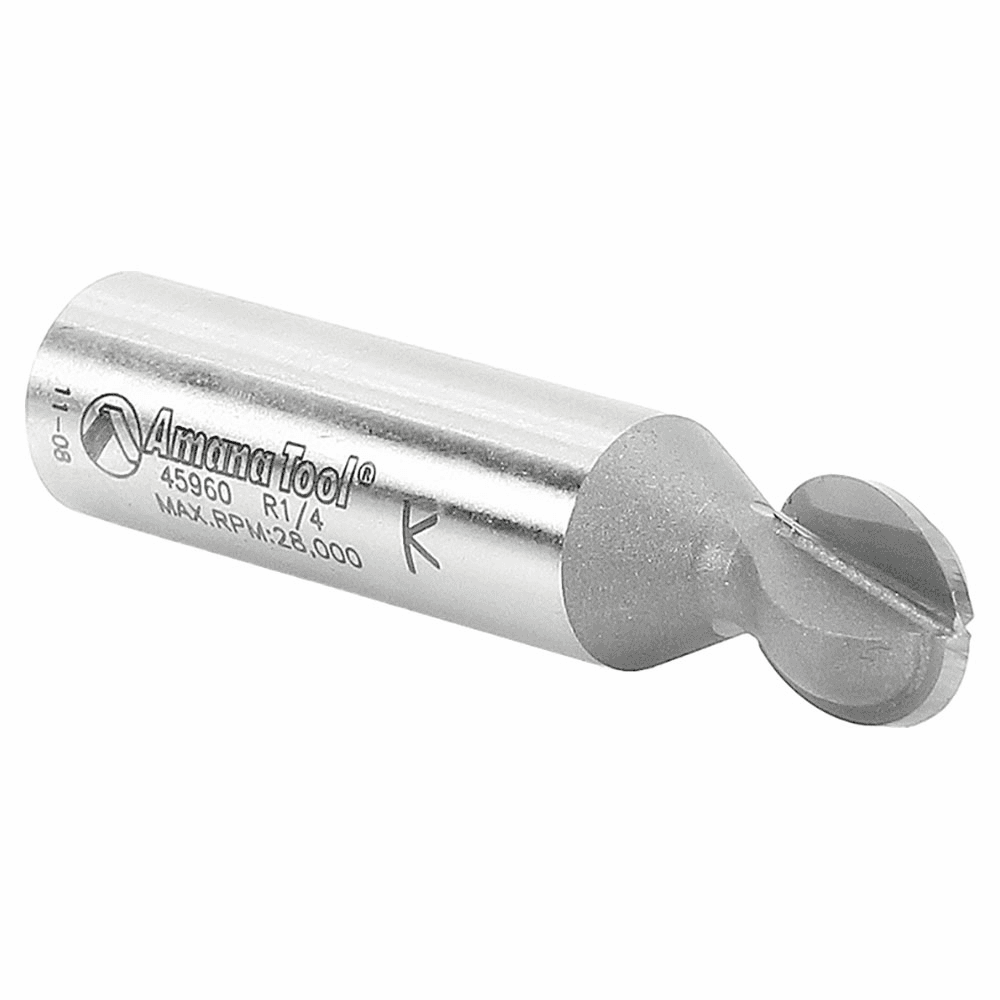 Ball End Bit for Single Pass Channel Cutting - Amana Router Bit