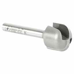 Amana 3-in-1 plunging bit - cuts smooth bottom surfaces, vertical walls, and transition radius - 5/8" cutting height