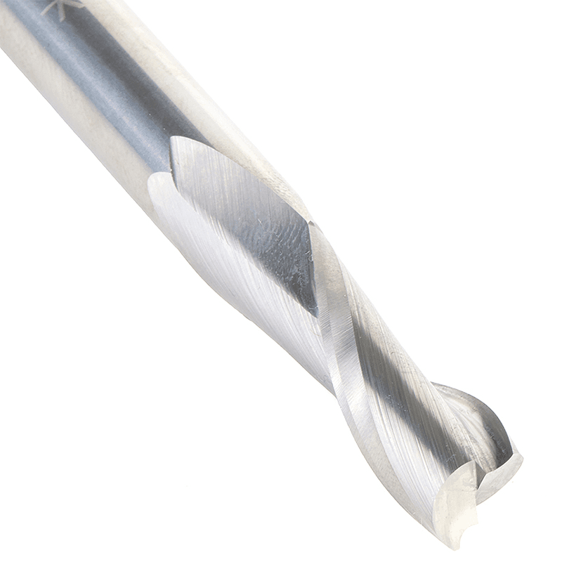 3/8" Dia x 1" Solid Carbide Up-Cut Spiral Plunge Bit, 3/8" Shank Alt 4 - Image