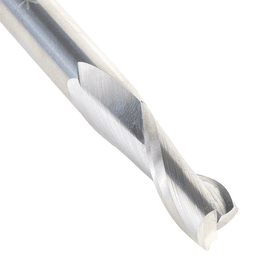 3/8" Dia x 1" Solid Carbide Up-Cut Spiral Plunge Bit, 3/8" Shank Alt 4 - Image