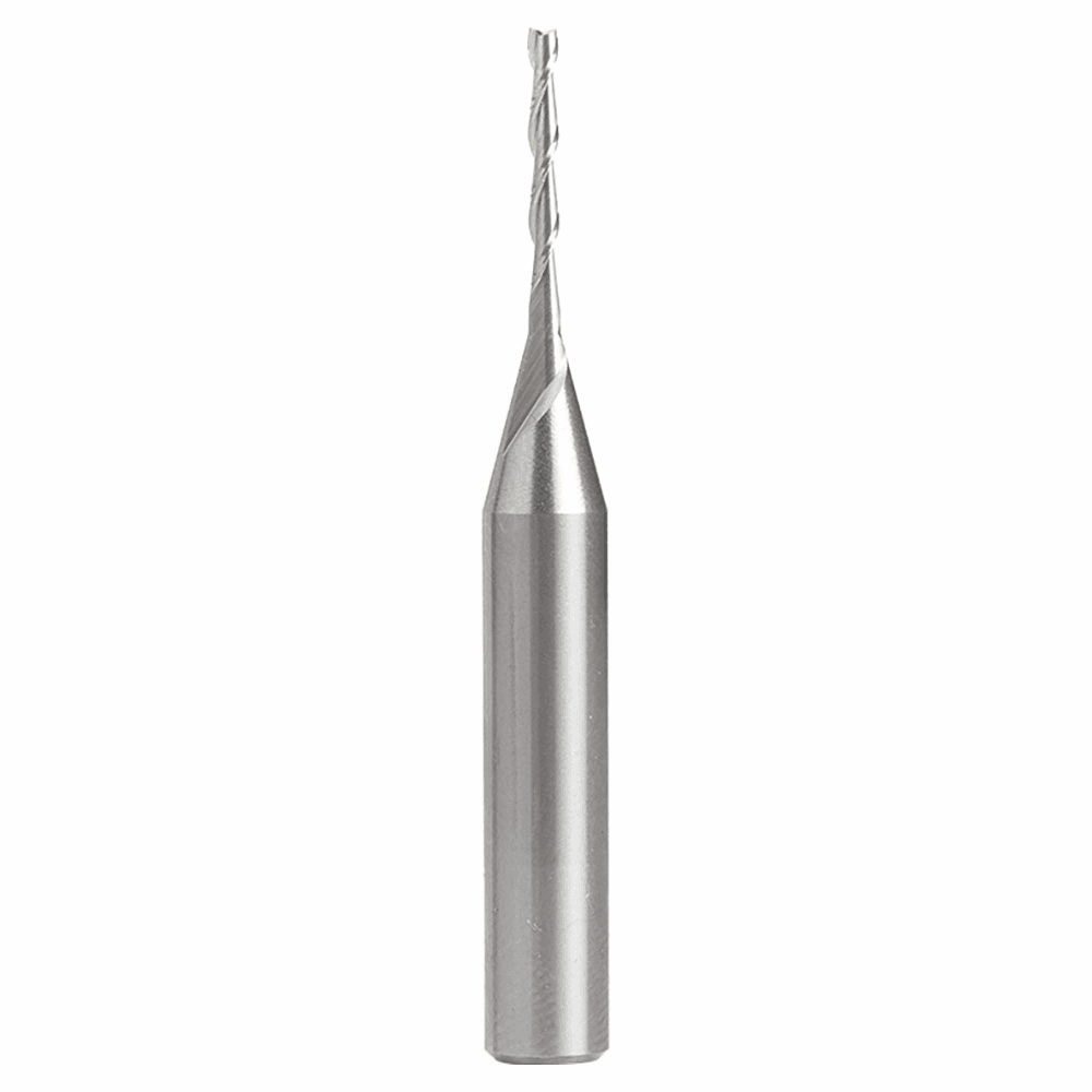 2-Flute Up-Cut Spiral Plunge Bit for Mortising - Amana