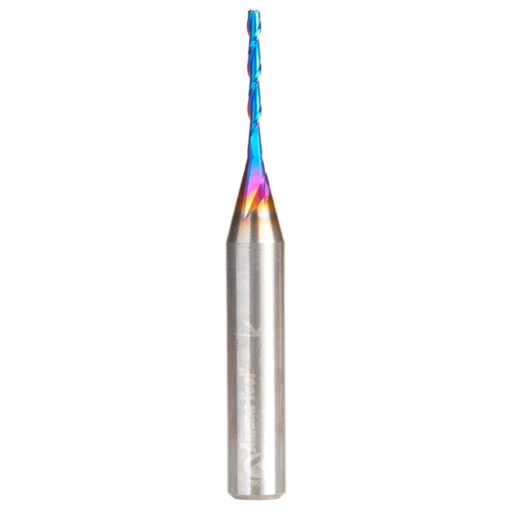Amana 1/16" x 2" Spektra Up-Cut Spiral Plunge Bit with 1/4" Shank