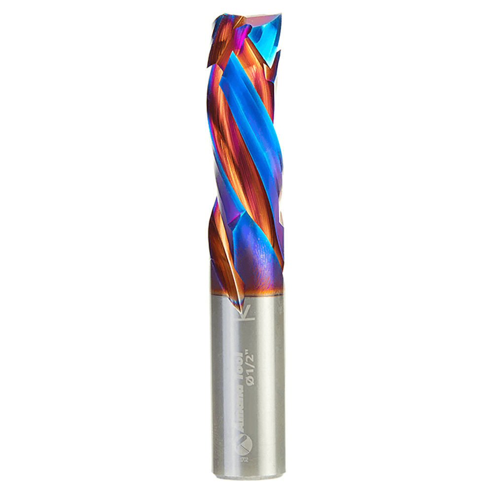 Amana 1/2" Spektra Compression Spiral Bit with nACo coating