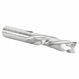 Amana CNC Compression Spiral Bit for Double-Sided Melamine or Laminated Material with 3-Flute Design