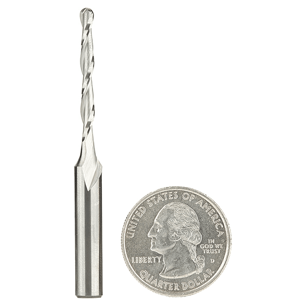 2-flute 1/4" Shank Router Bit for Precision Foam Milling