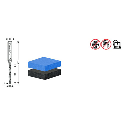 Efficiently Mill Thick Foam Materials with Amana 2-Flute Router Bit