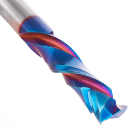 1/2" Dia x 2-1/8" CNC Solid Carbide Spektra Extreme Tool Life Coated Compression Spiral Bit, 2-Flute, 1/2" Shank Alt 4 - Image
