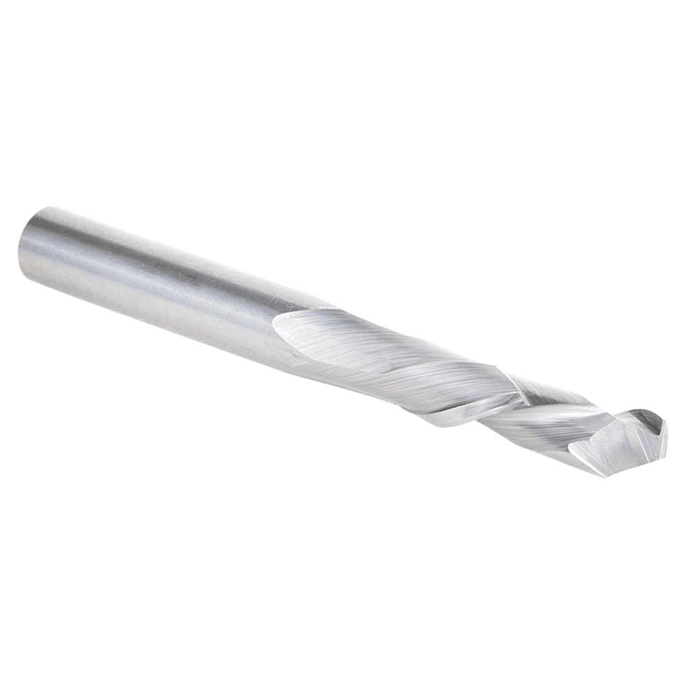 1/4" Dia x 1" CNC Solid Carbide Compression Spiral Bit, 1 Flute, 1/4" Shank Alt 3 - Image