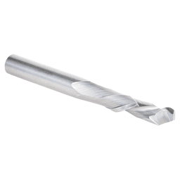 1/4" Dia x 1" CNC Solid Carbide Compression Spiral Bit, 1 Flute, 1/4" Shank Alt 3 - Image