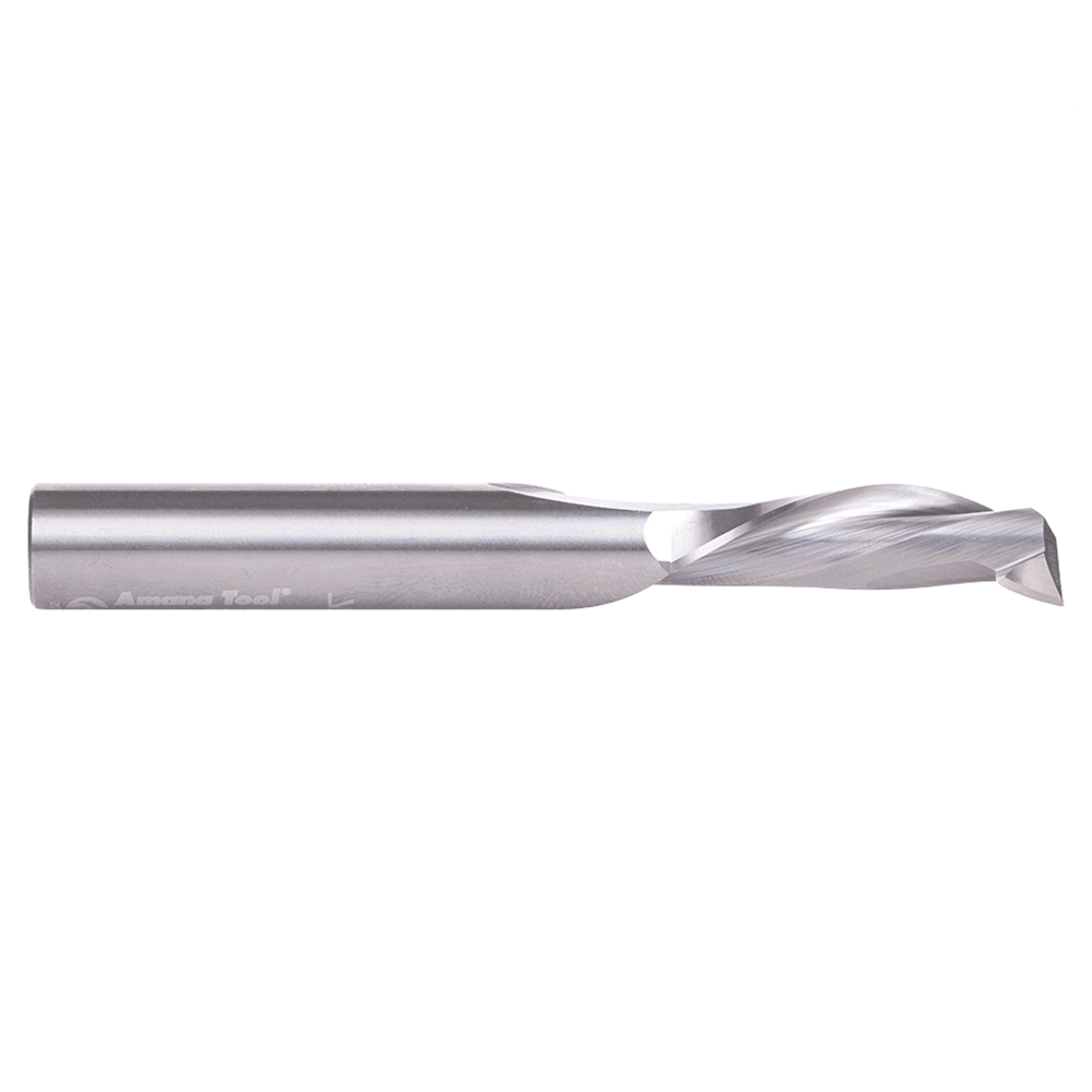 3/8" Dia x 1-1/8" CNC Solid Carbide Compression Spiral Bit, 1 Flute, 3/8" Shank Alt 2 - Image