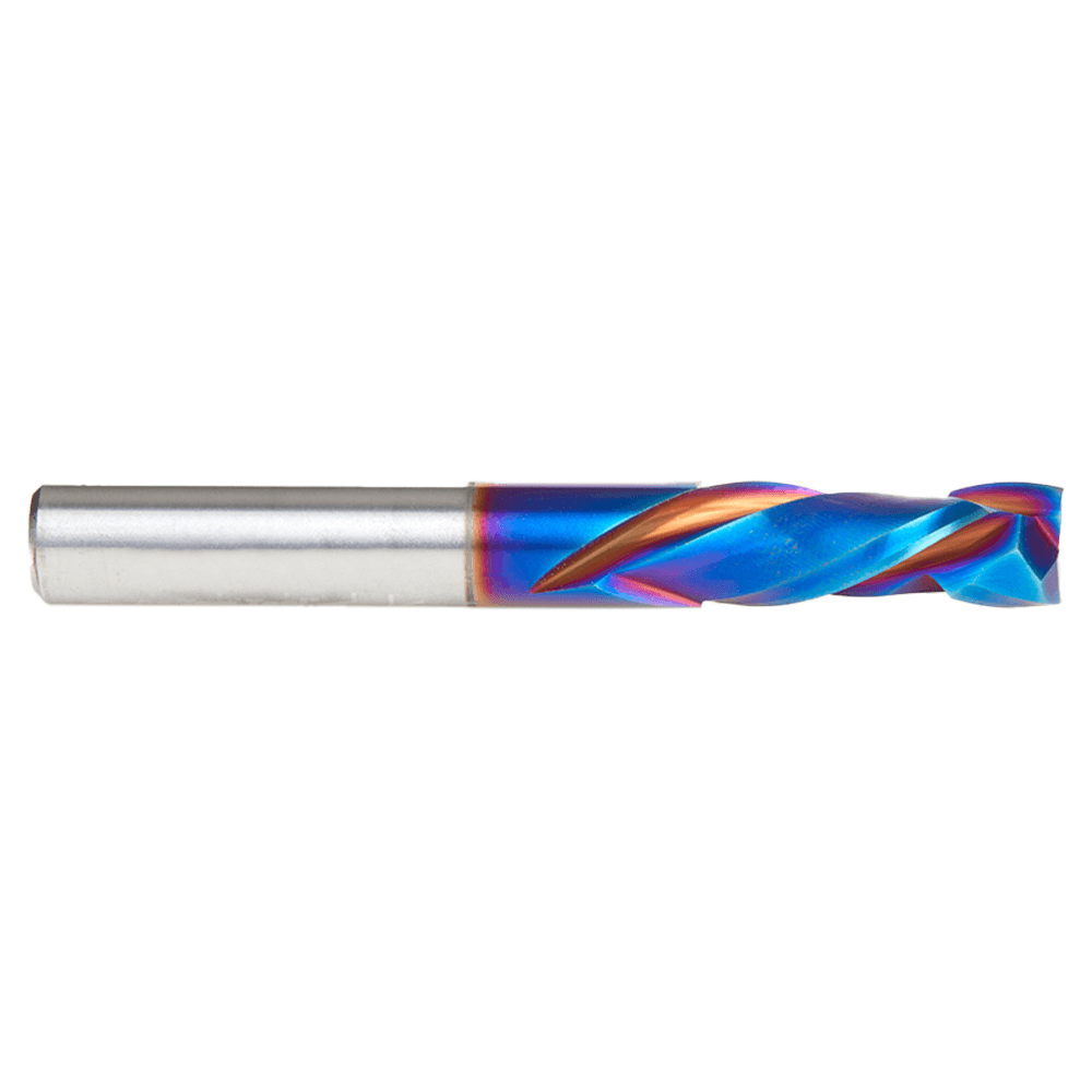 5/16" Dia x 7/8" CNC Solid Carbide Spektra Extreme Tool Life Coated Compression Spiral Bit, 1 Flute, 5/16" Shank Alt 2 - Image