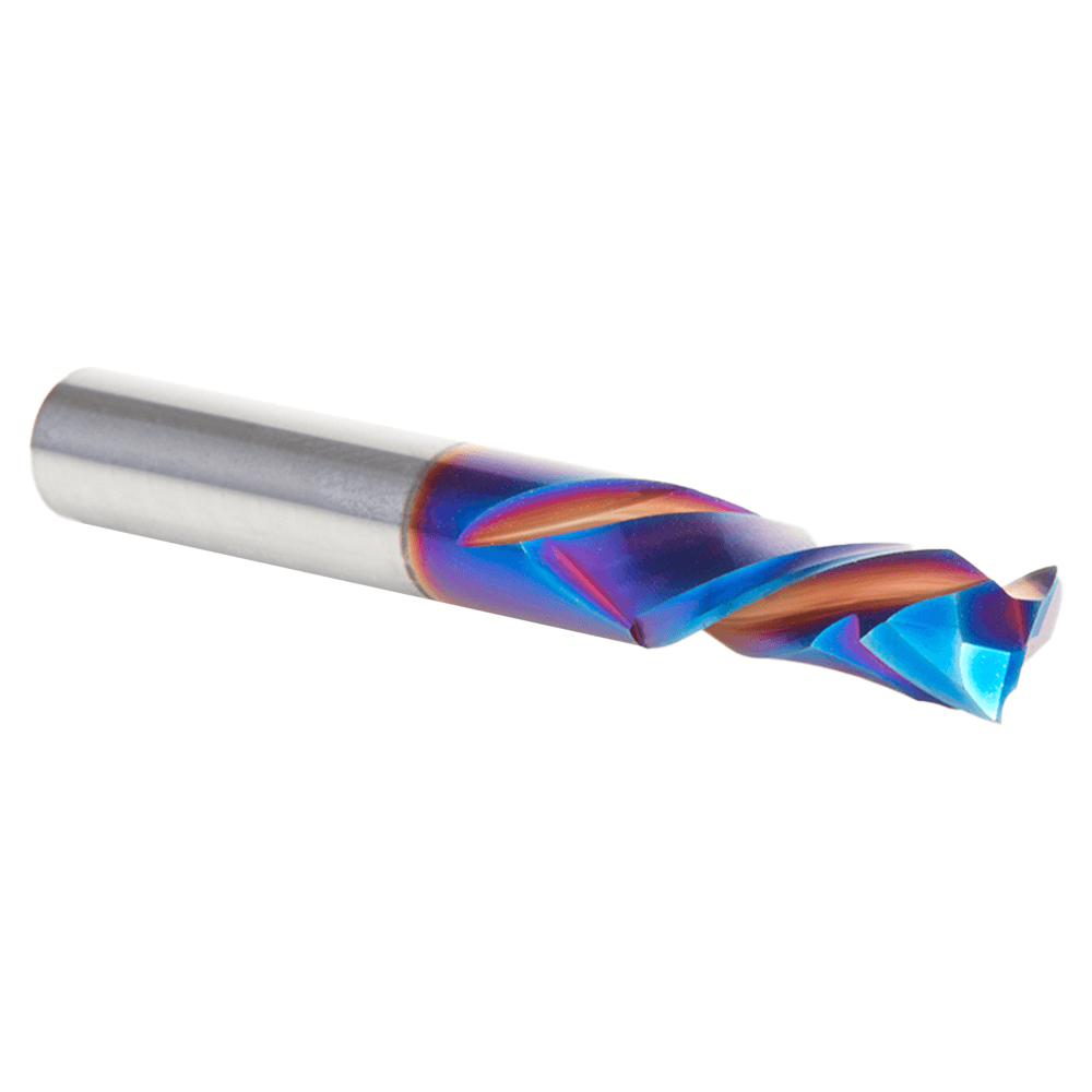 5/16" Dia x 7/8" CNC Solid Carbide Spektra Extreme Tool Life Coated Compression Spiral Bit, 1 Flute, 5/16" Shank Alt 3 - Image