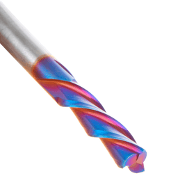 1/4" x 2-1/2" Down-Cut Spektra Extreme Tool Life Coated Spiral Plunge Bit, 3-Flute, 1/4" Shank Alt 5 - Image