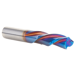 3/8 x 2-1/2" Down-Cut Spektra Extreme Tool Life Coated Spiral Plunge Bit, 3-Flute, 3/8 Shank Alt 3 - Image