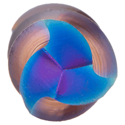 3/8 x 2-1/2" Down-Cut Spektra Extreme Tool Life Coated Spiral Plunge Bit, 3-Flute, 3/8 Shank Alt 5 - Image