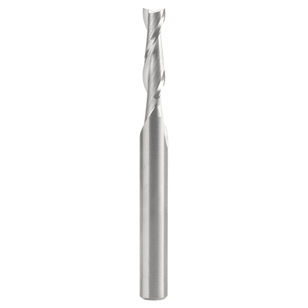 13/64" Dia x 3/4" Solid Carbide Up-Cut Spiral Plunge Bit, 1/4" Shank Main - Image
