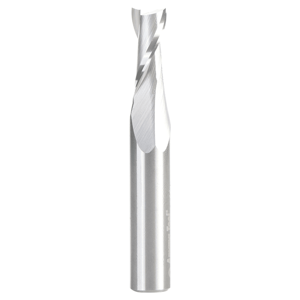 5/16" Dia x 3/4" Solid Carbide Up-Cut Spiral Plunge Bit, 3/8" Shank Main - Image