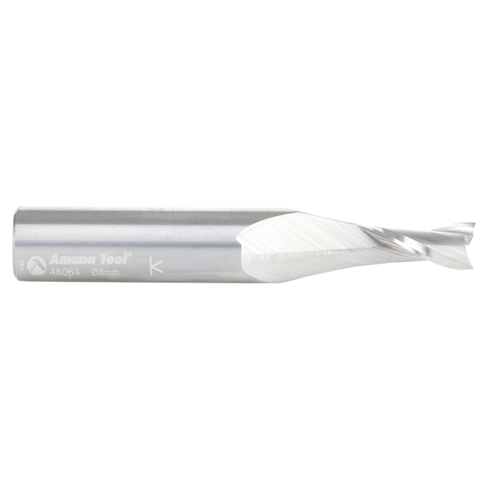 5/16" Dia x 3/4" Solid Carbide Up-Cut Spiral Plunge Bit, 1/2" Shank Alt 2 - Image