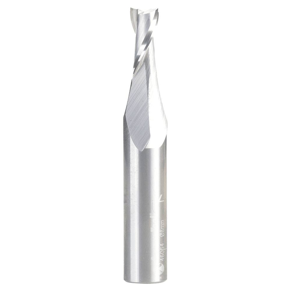5/16" Dia x 3/4" Solid Carbide Up-Cut Spiral Plunge Bit, 1/2" Shank Main - Image
